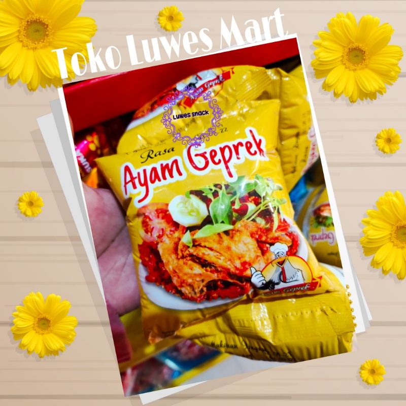 

ayam geprek isi 10pcs-snack jadul-makanan ringan-chiki-jajanan jadul-krupuk pedas