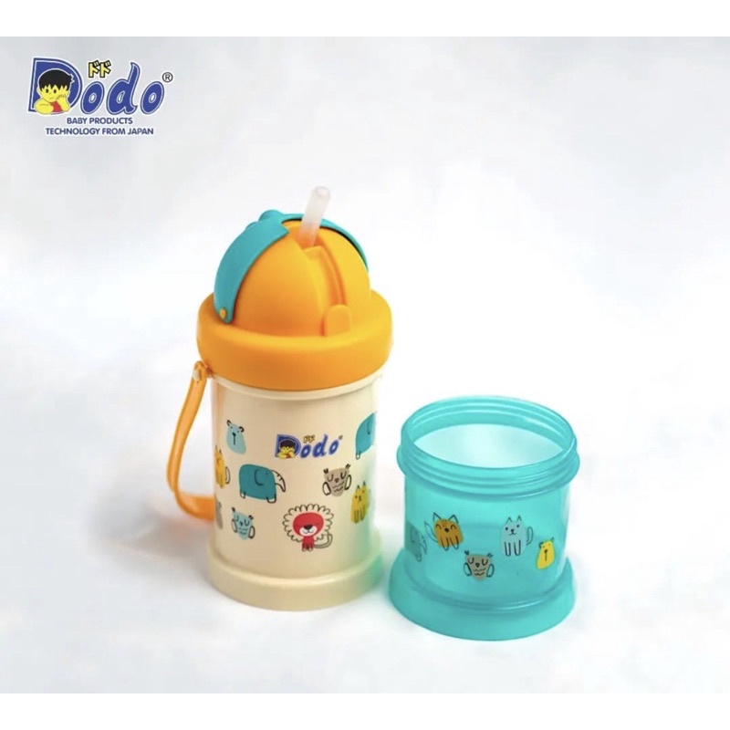 Dodo 2in1 Drink and Snack Cup - Botol Minum anak 2 in 1