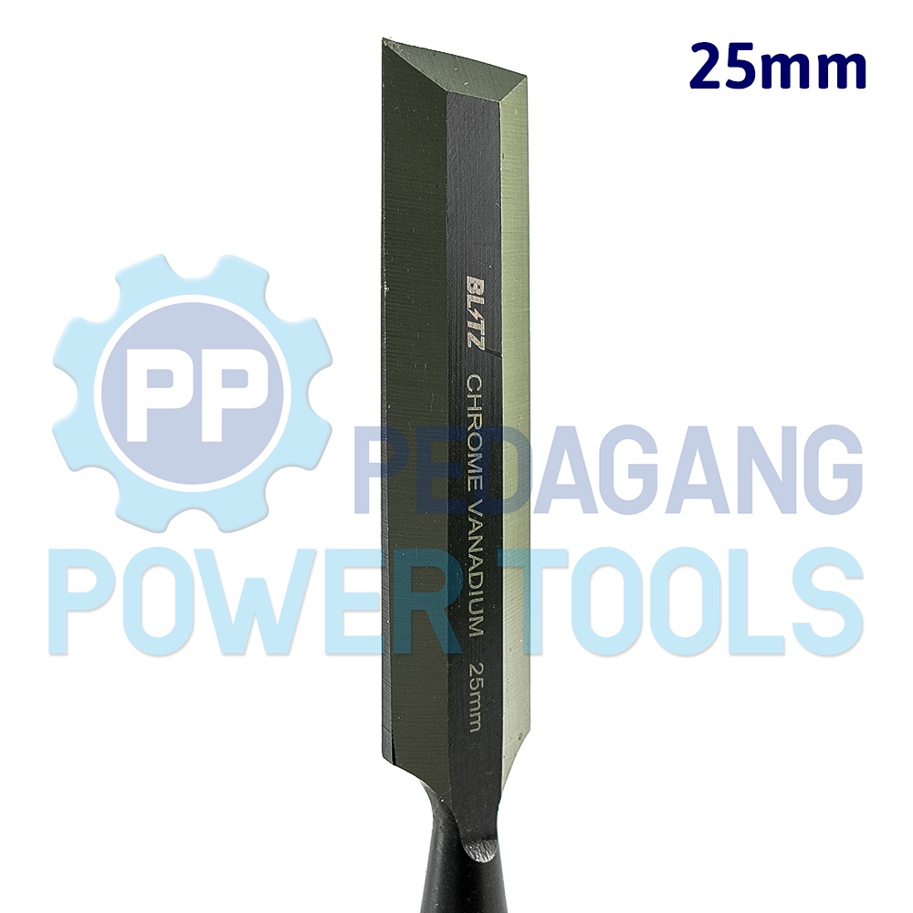 BLITZ PAHAT KAYU 1&quot; TATAH ALAT UKIR GAGANG FIBER 25 MM WOOD CHISEL