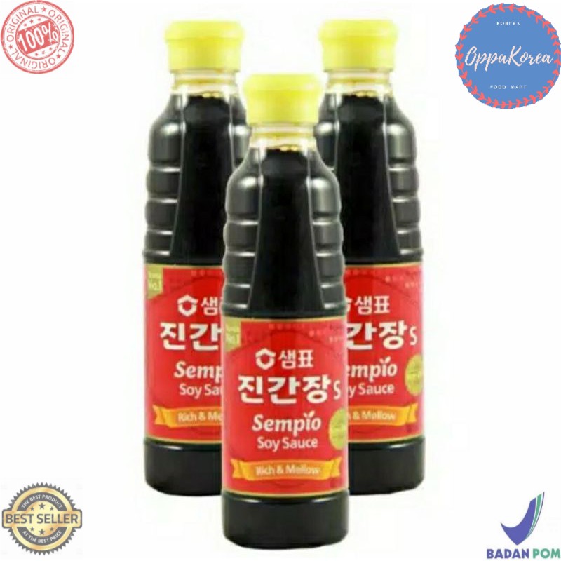 

Sempio Soy Souce Rich n Mellow Kecap Asin Kedelai Korea 500 ml