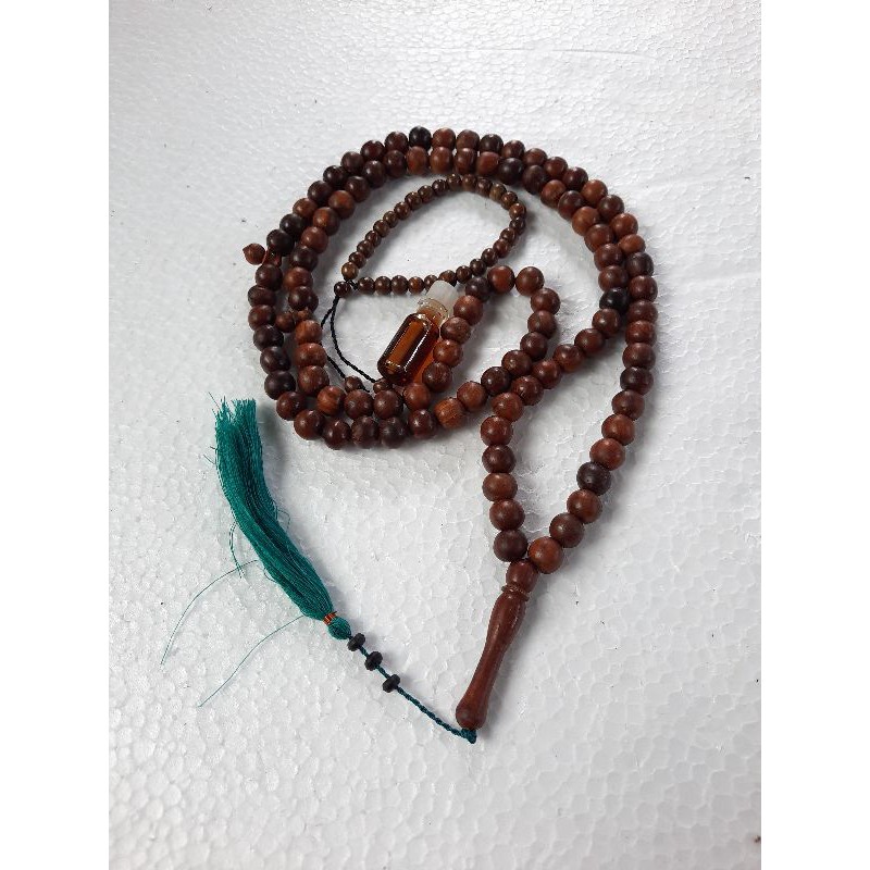Set | Tasbih Kayu Gaharu | Kayu | Kayu Gaharu Asli Kalimantan _+ Gelang _+Bibit Parfum Wangi
