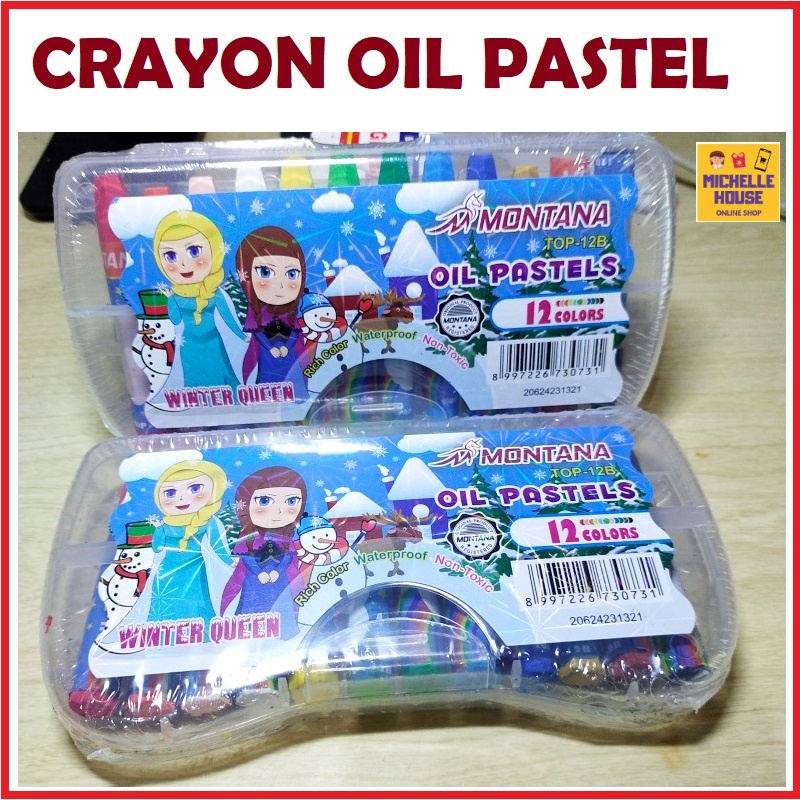 

1 set crayon oil pasta mewarnai anak grosir ecer murah