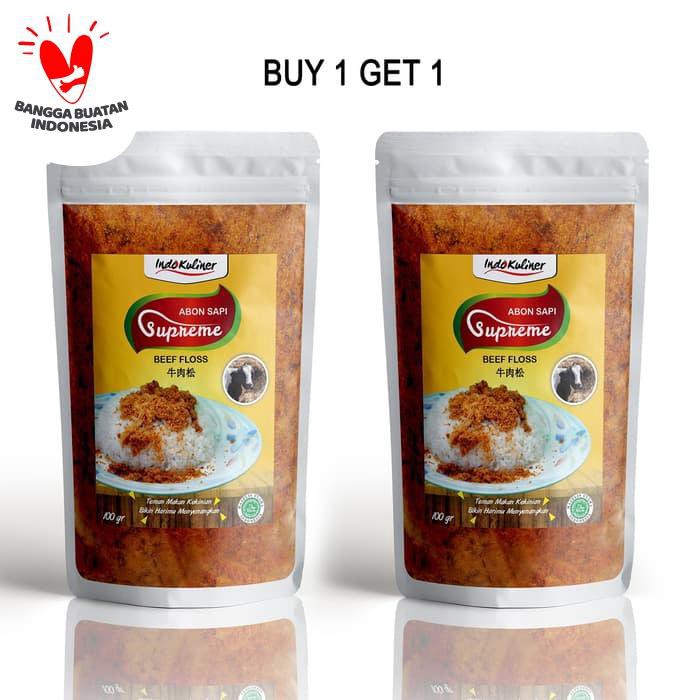 

Buy 1 Get 1 Abon Sapi Supreme Asli - 100 Gram