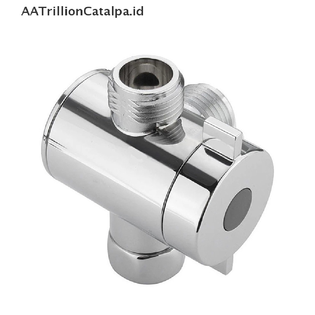 Aatrillioncatalpa adapter Katup Diverter Tiga Arah Ukuran 1 / 2 Inch Untuk Kepala Shower