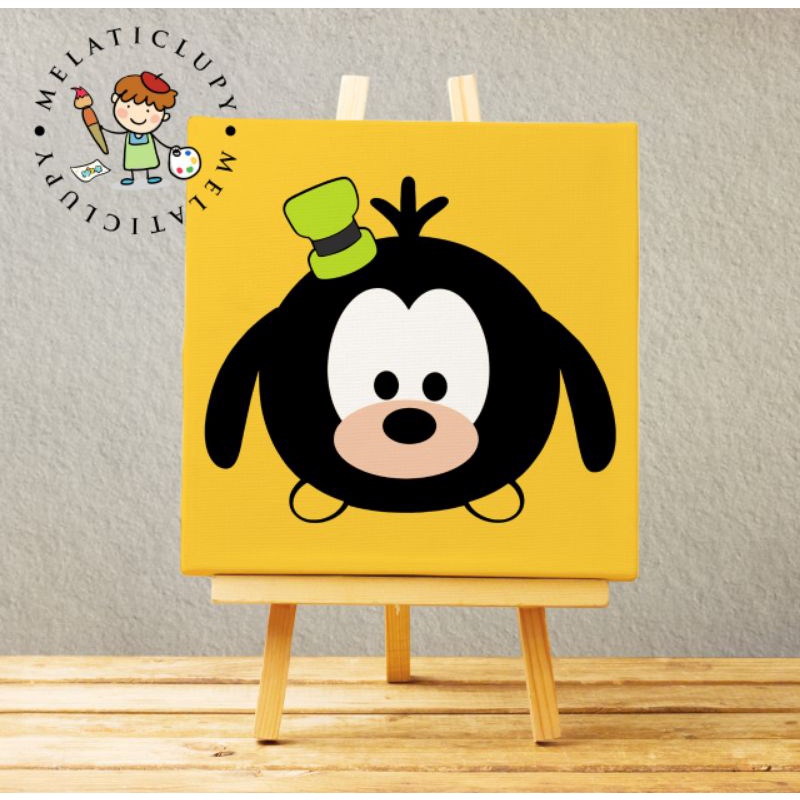 

DIY PAINT BY NUMBER MELUKIS MEWARNAI KANVAS 20X20 TSUM TSUM