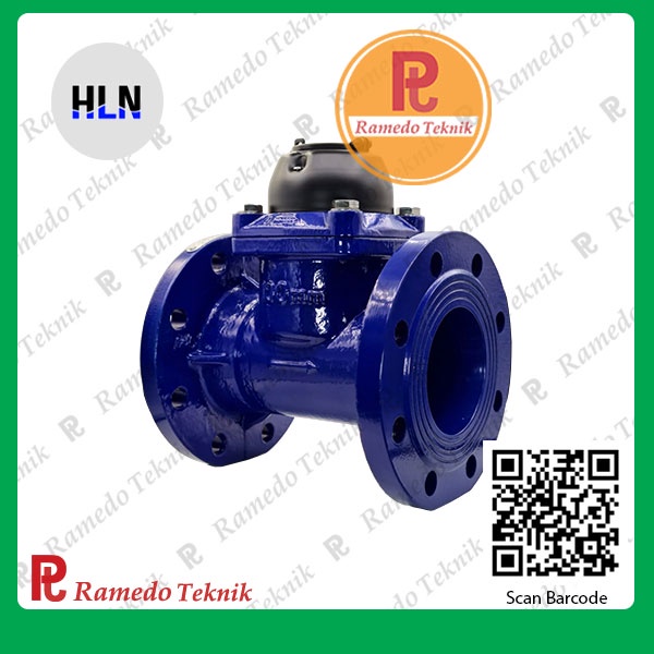 Water Meter HLN Air Limbah LXLC 4 Inch - Flow Meter Air Limbah DN 100 MM