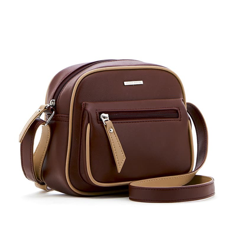 TAS SELEMPANG WANITA SOPHIE MARTIN COKLAT KULIT CIELO BAG T4321B8 OR A