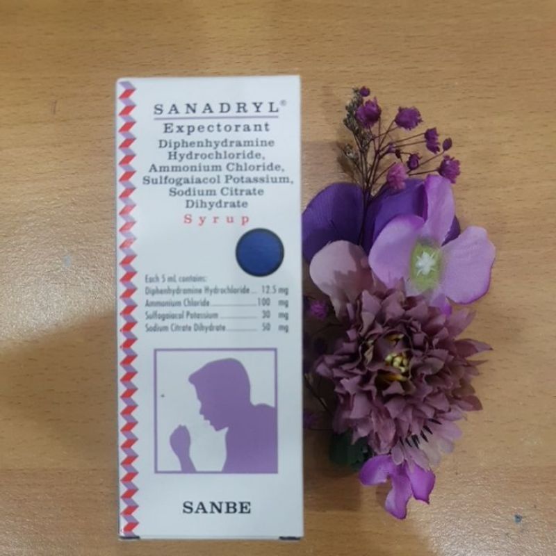 Sanadryl Expectorant Syrup 60ml