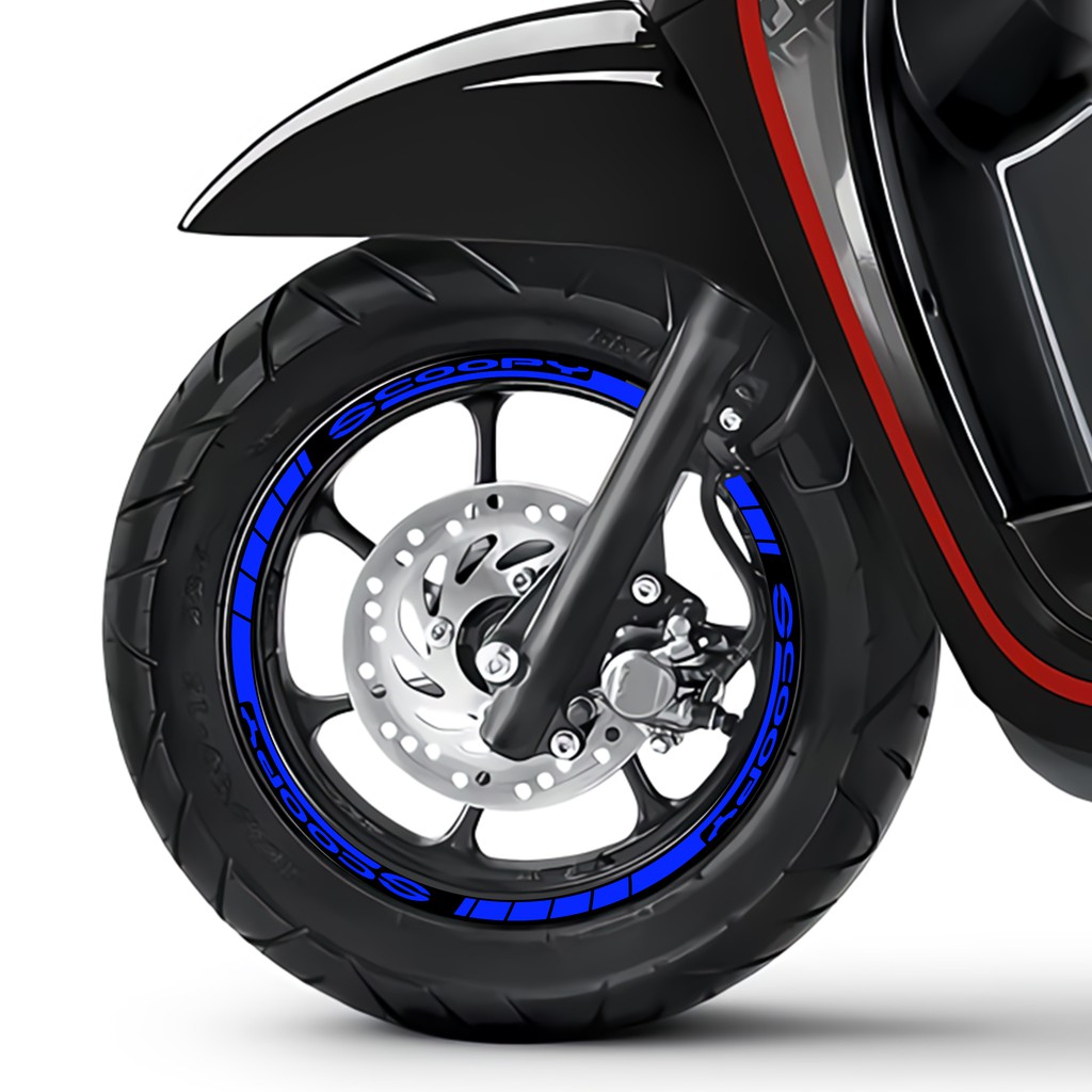 stiker velg sticker velek scoopy black