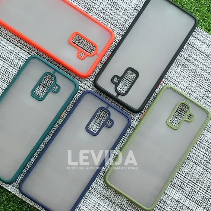 SAMSUNG C9 PRO A6+ A6 2018 A6 PLUS A7 2018 J8 J4+ J6 + CASE SOFT DOFF MATTE COLOUR HARDCASE TRANSPARAN
