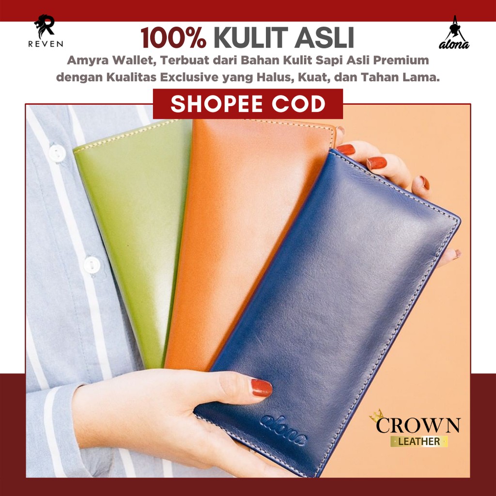 Amyra - Dompet Wanita Kulit Asli