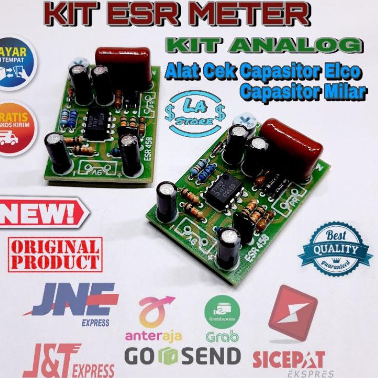 ☁ KIT ESR METER JRC 4558D ALAT CEK ELCO ★