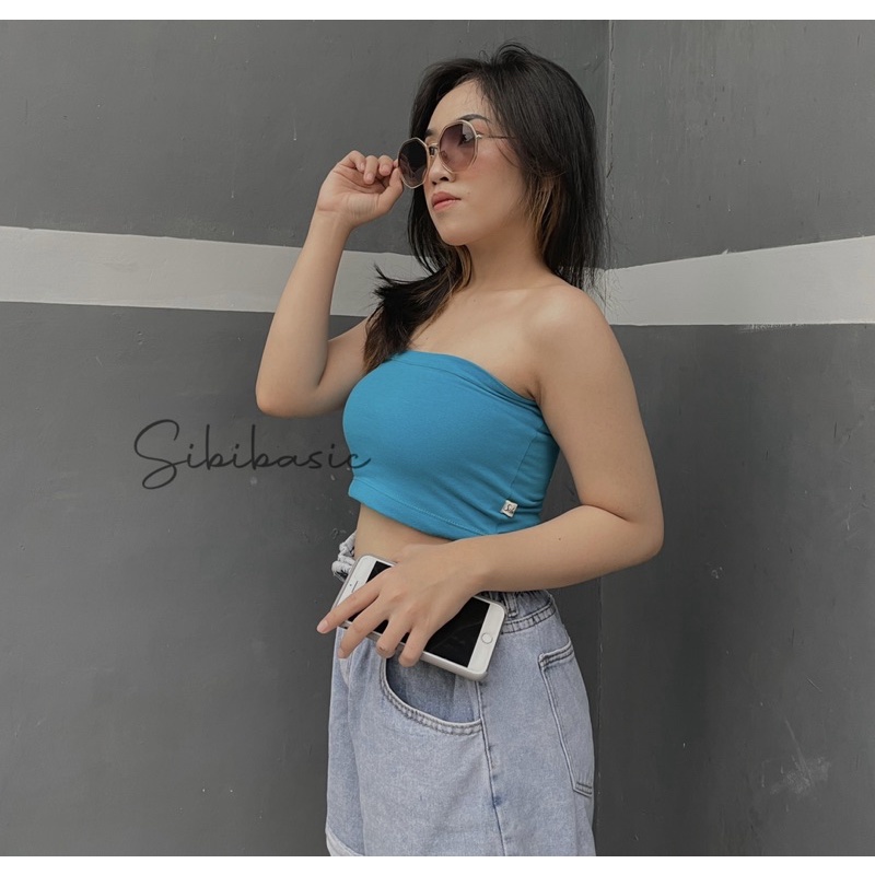 Kemben Tanktop Tanpa Tali Spandek Adem Premium || Tanktop Tanpa Tali Stretch Spandek Premium
