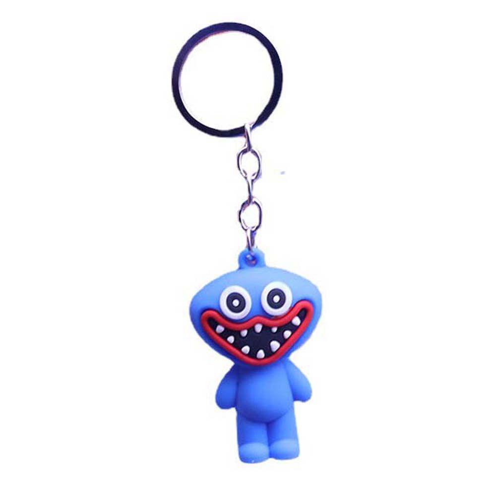 【 ELEGANT 】 Wuggy Gantungan Kunci Huggy Halloween Animasi Peripheral Anime Mainan Action Figure Wuggy Key Ring