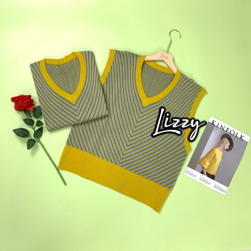 Lizzy - VEST SHERAPINA 3 TONE COLOURS PREMIUM