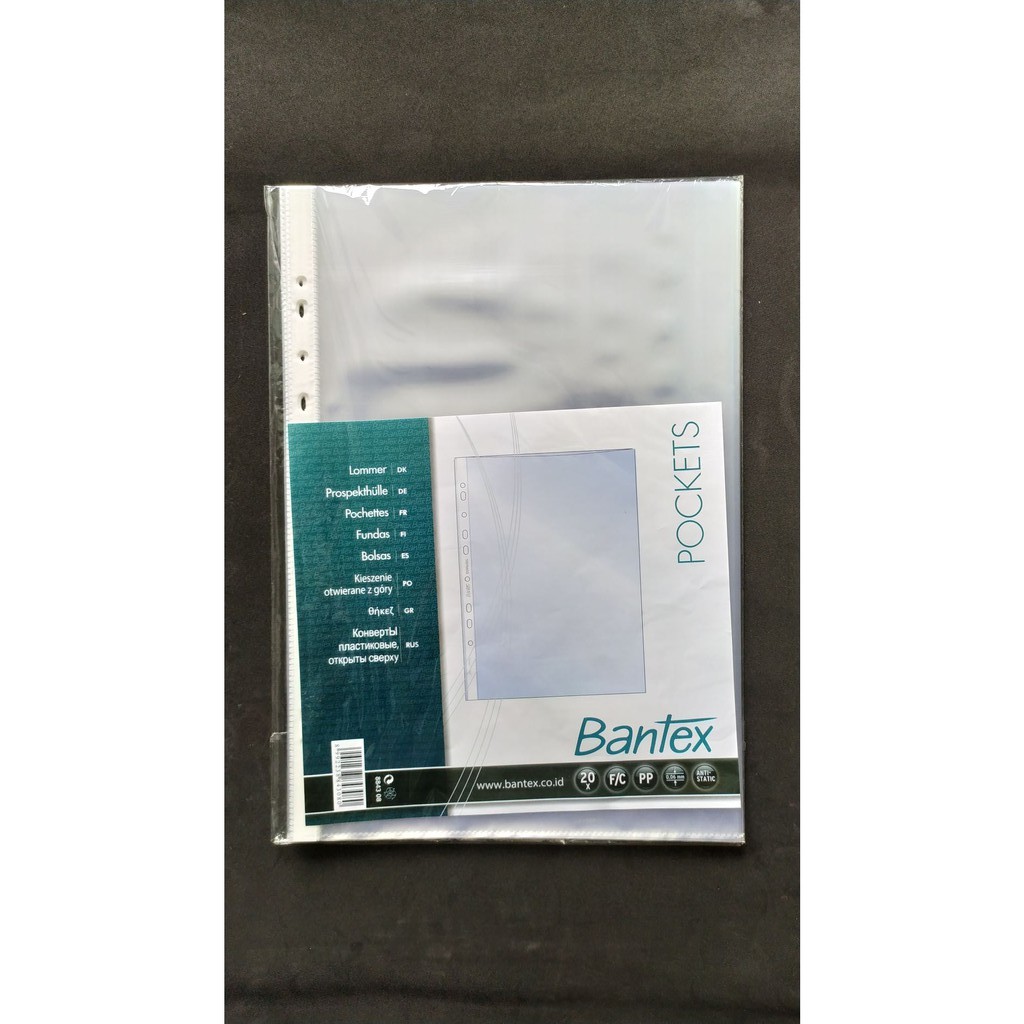 

Bantex PP Pocket 8843 Folio / Plastik Bantex Folio