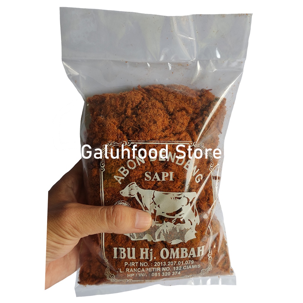 

Abon Sapi Asli Ibu Hj Ombah Ciamis 250gr