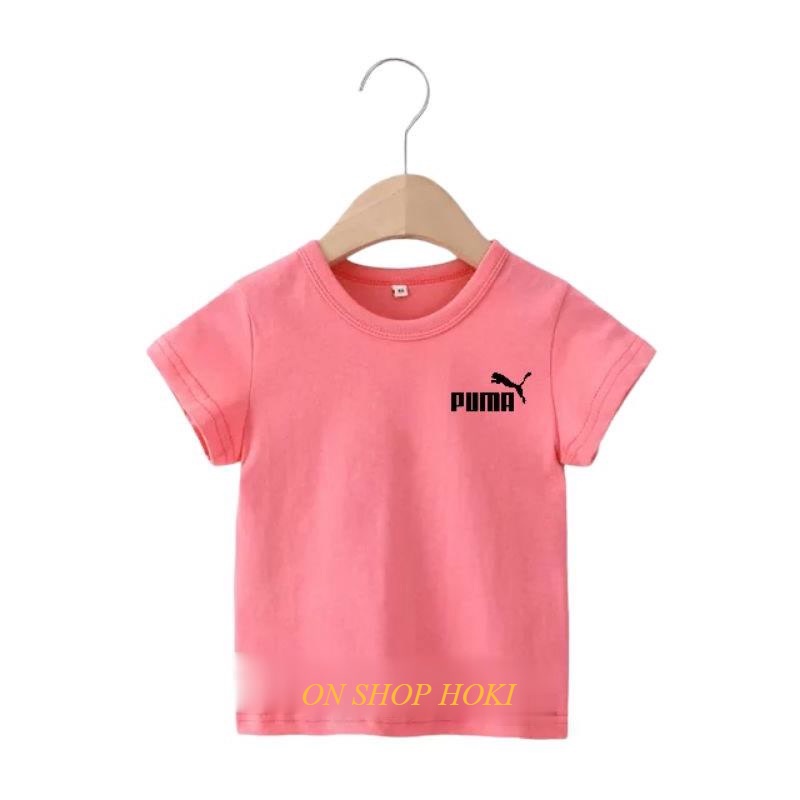 Kaos Anak PUM4 Usia 2-16th Unisex Cowok/Cewek Kaos Oblong Anak Pakaian Anak