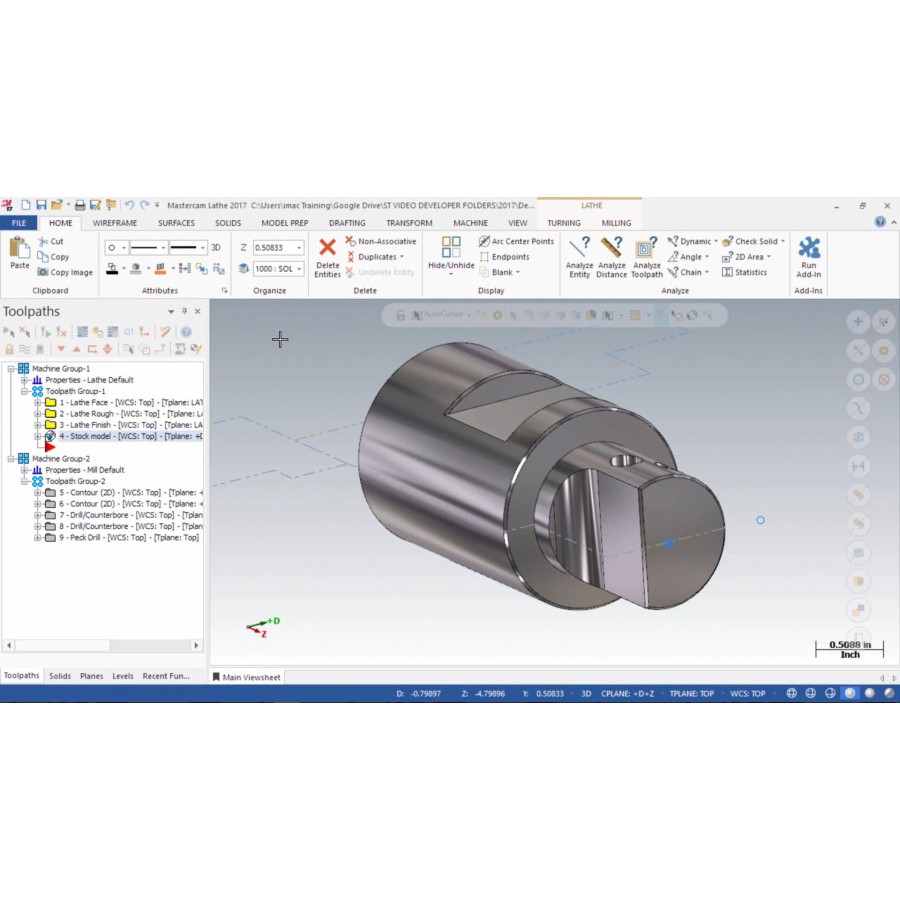 Pelatihan MasterCAM Training Program Design CNC Router CAD CAM