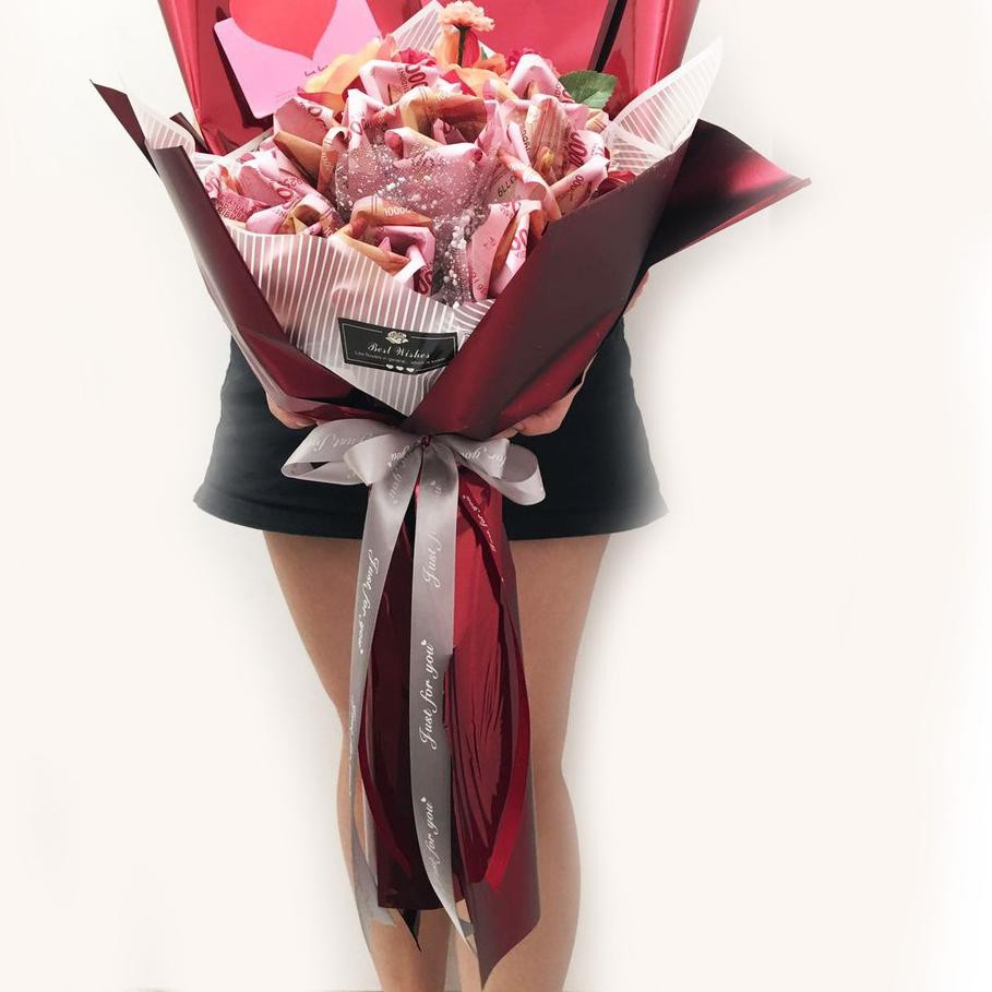 ★ Bouquet Uang 100 Ribu Asli ℮