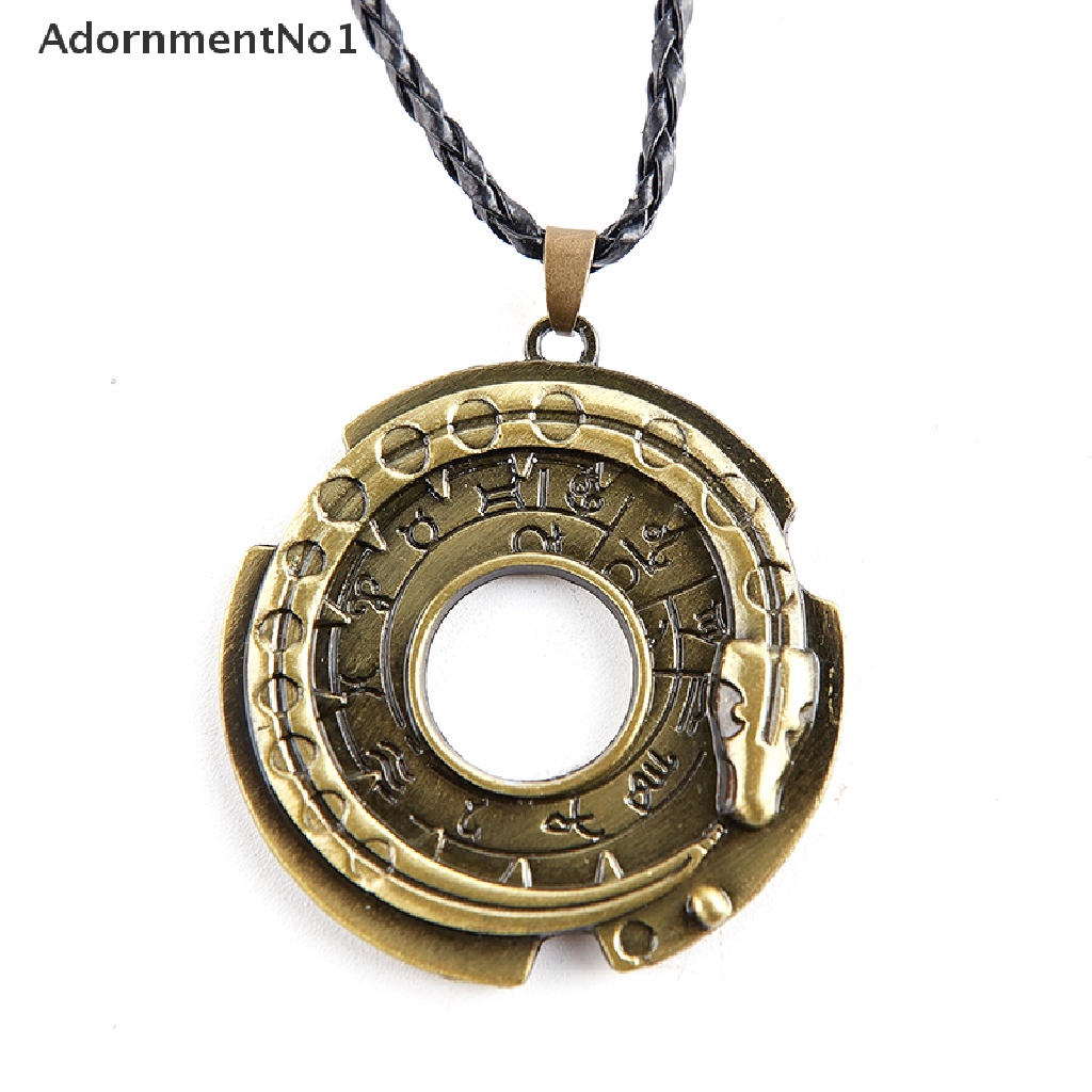 (AdornmentNo1) Kalung Tali Liontin Jimat Keberuntungan Bahan Metal Untuk Unisex / Pria / Wanita