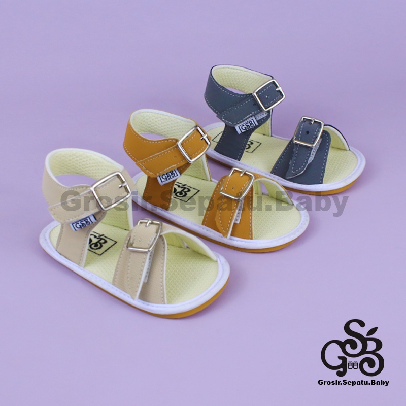 sepatu bayi sendal bayi sandal bayi laki laki perempuan prewalker bayi  umur 2 - 12 bulan model casual S03 polos ringan  fleksibel &amp; Anti Slip