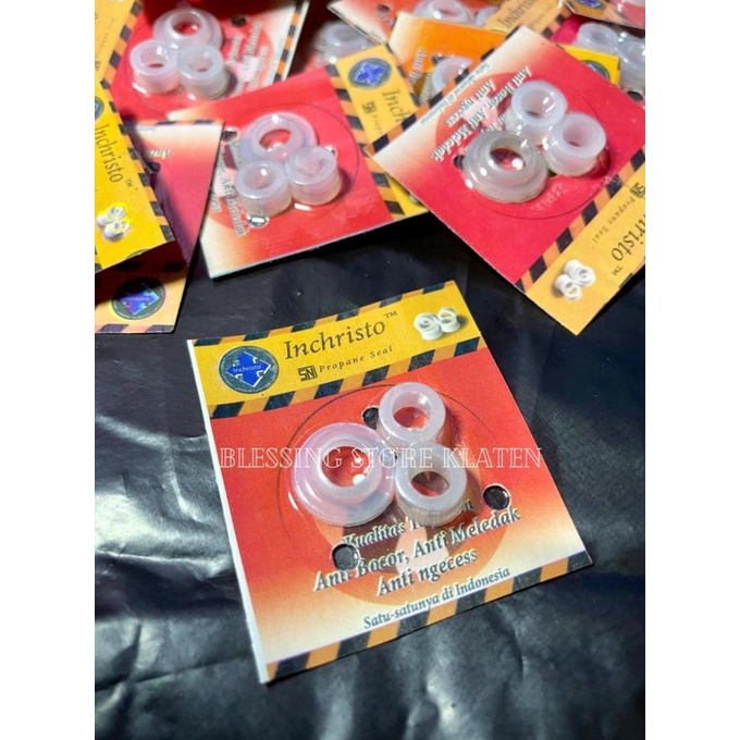 Kualitas terbaik] SEAL TABUNG GAS LPG / SEAL SILICONE TABUNG GAS LPG / PENGAMAN TABUNG