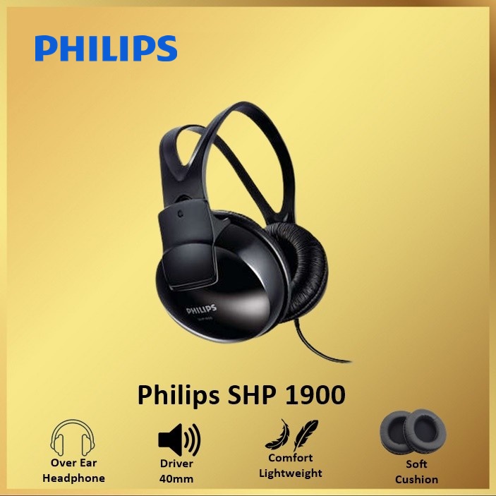 Philips SHP 1900 Indoor Headphone Headset SHP1900