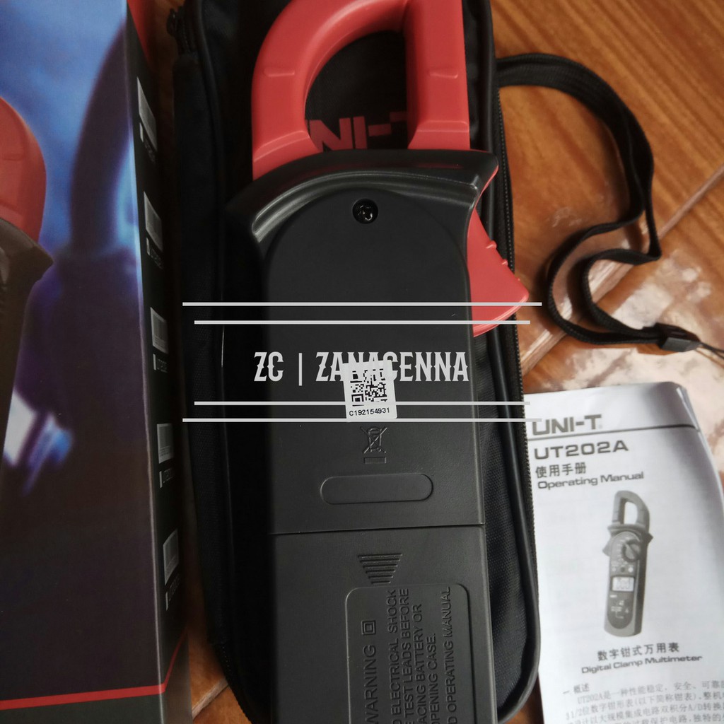 ORIGINAL TANG AMPERE AC-DC / DIGITAL CLAMP METER UNI-T UT202A / UT-202A