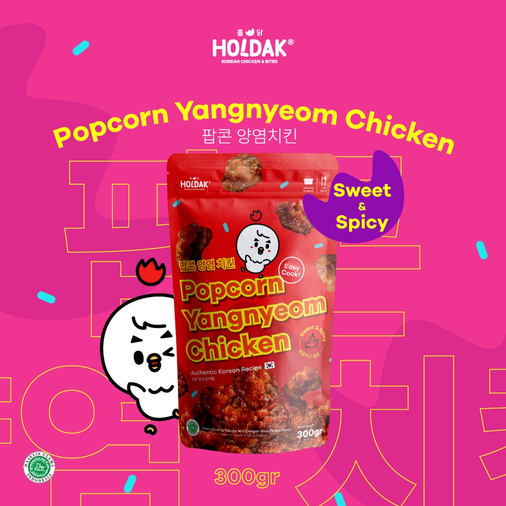 

Holdak Popcorn Yangnyeom Chicken 300 gram