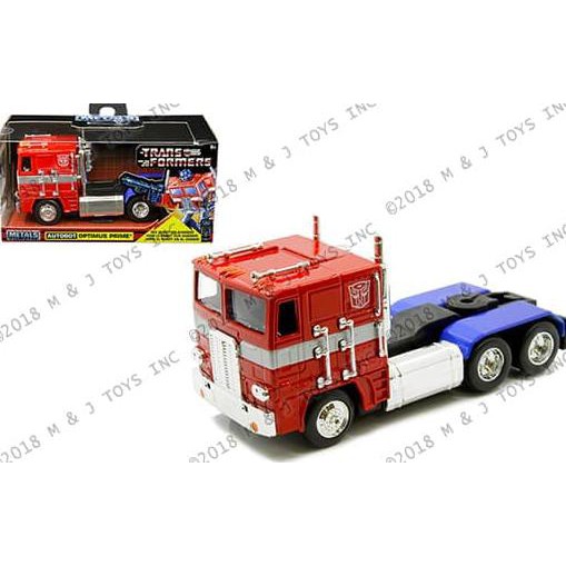 HOT SALE Jada 1/32 HWR TF - G1 Optimus Prime Red Terjarmin