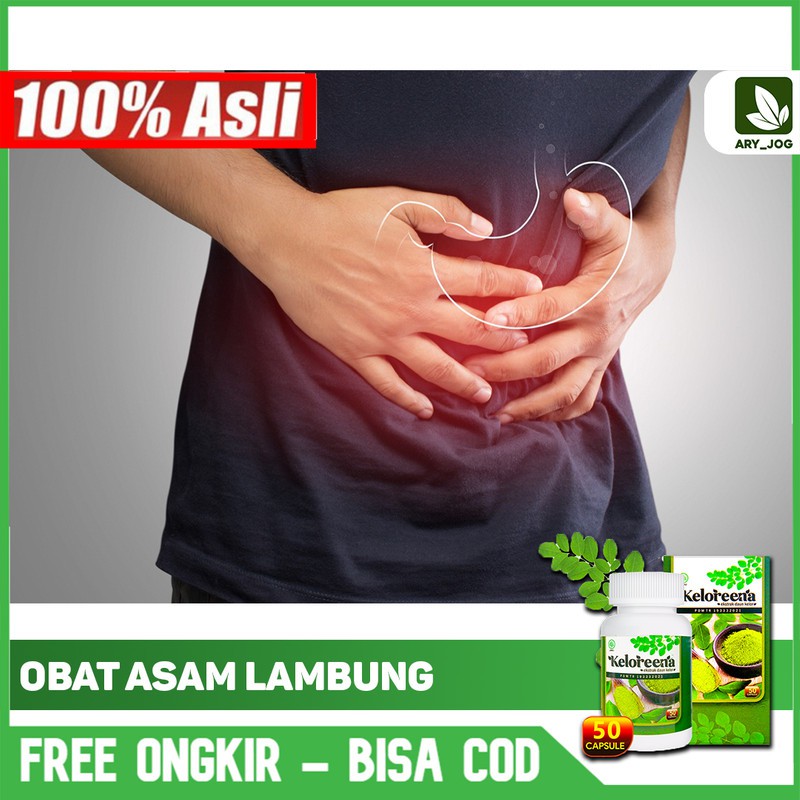 

Obat Asam Lambung Tinggi GERD Kronis Panas Di Dada Herbal Aman Kelorena Kapsul