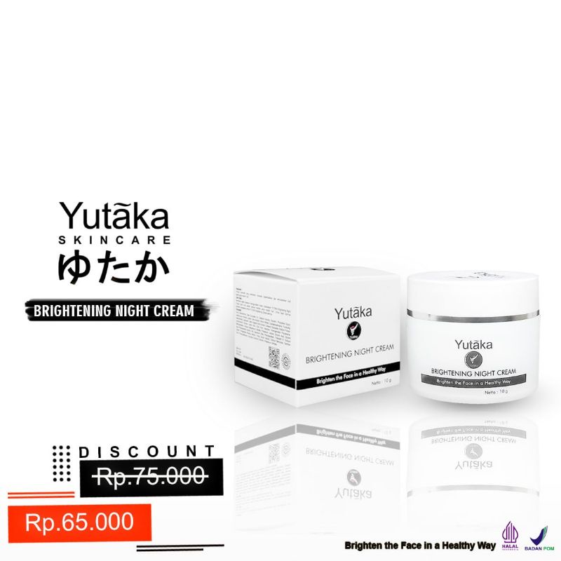 1 Paket Yutaka Cosmetik Facial Wash/Toner/Serum/Day Cream/Night Cream