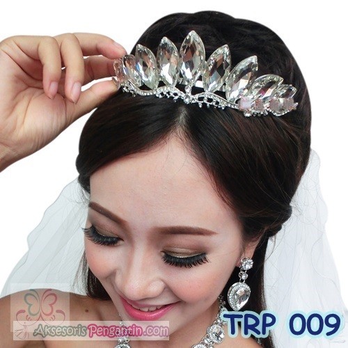 [PRODUK TERLARIS] CROWN WEDDING AKSESORIS RAMBUT HEADPIECE PENGANTIN TRP009