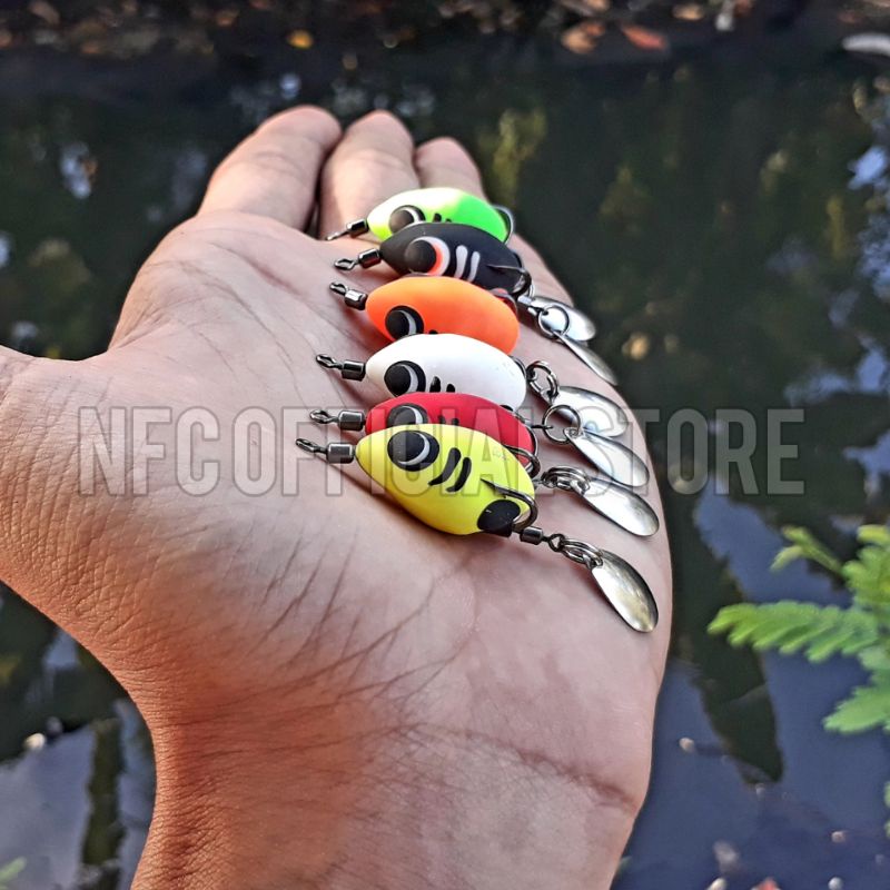 Soft frog mini 2 cm / 2,5 gr -3 gr. Soft frog micro. Beresiko panen STRIKE