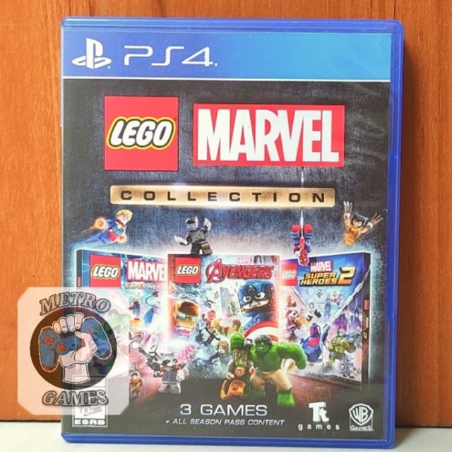 Lego Marvel Collection PS4 Kaset Lego Colection Playstation PS 4 5 Legomarvel CD BD Game Super Heroes 1 2 ps5 games avengers batman lego star wars spiderman captain america avenger reg 3 region asia