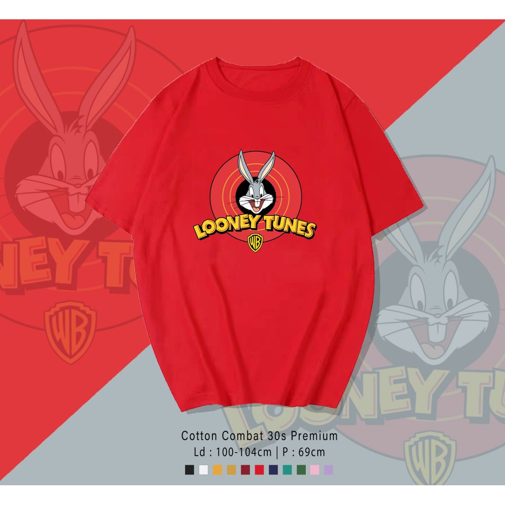 LOONEY TUNES  / TERMURAH BAJU KAOS KATUN WANITA/ PRIA UNISEX LENGAN PENDEK / TUMBLR TEE /  OVERSIZE