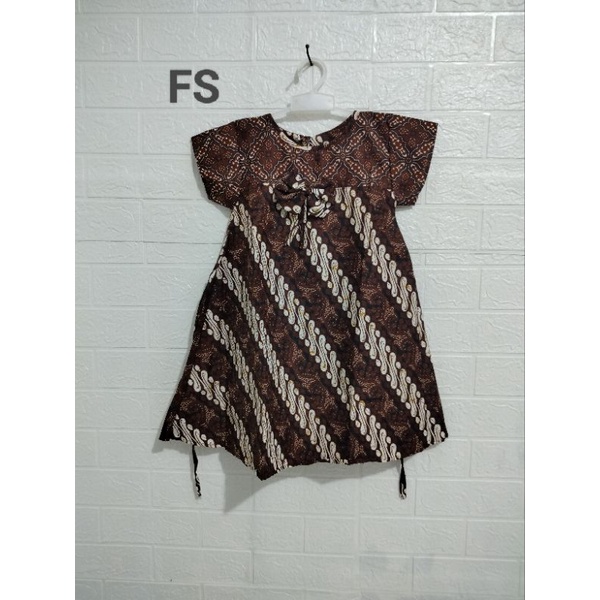 Dress Anak Batik Size S(3.5 s.d 4 THN)