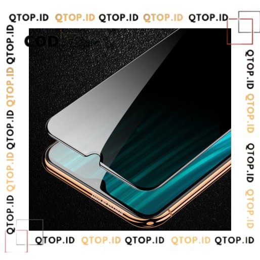 TEMPERED GLASS SPY PRIVACY HITAM ANTI INTIP IPHONE 6+, 7, 8, 8+ X, XS MAX, 11PRO PREMIUM QUALI[QTOP]