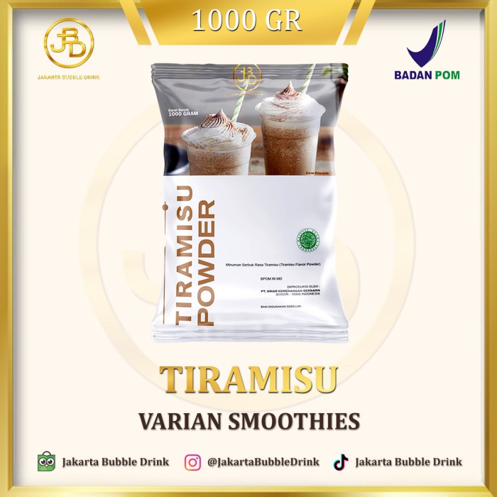 

(BISA COD) Tiramisu Powder - Bubuk Minuman Bubble Drink