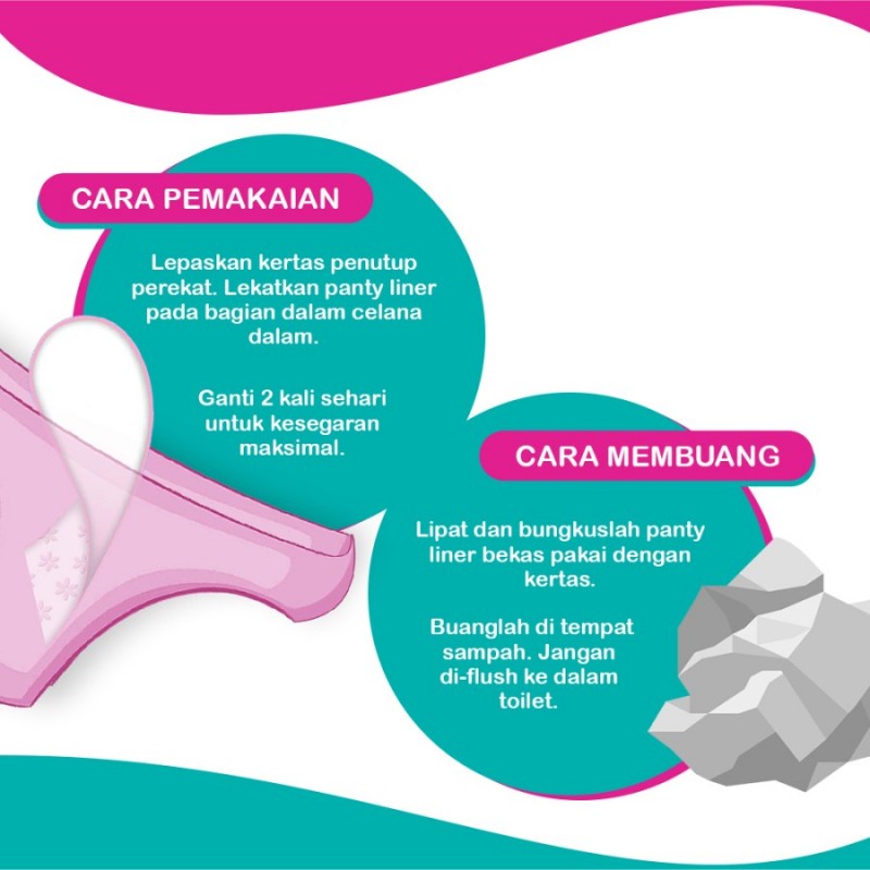 Carefree Healthy Fresh Panty Liner Wanita - 40 S