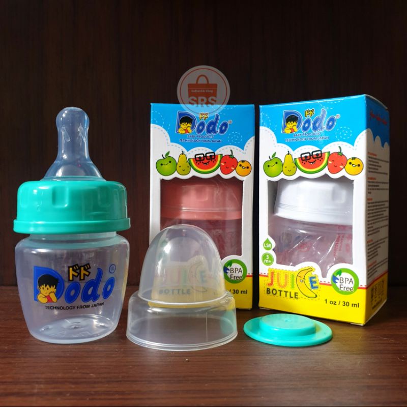 Mini Botol Susu Bayi Newborn 30ml / Dodo Mini Bottle Juice BPA Free / Botol Jus Bayi (JUICE BOTTLE)