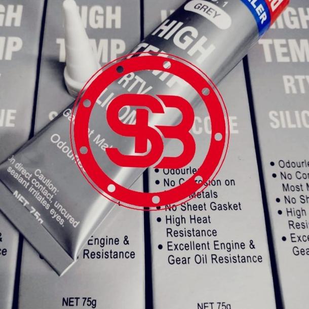 

Big Sale lem threebond SUPER SEALER NO.1 High Temp RTV Silicone Grey Abu Abu 75gr / 75 gr