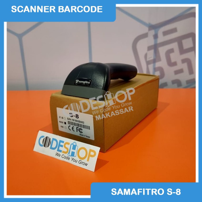 Scanner Barcode Samafitro S-8 Barcode Scanner Samafitro S-8 S8