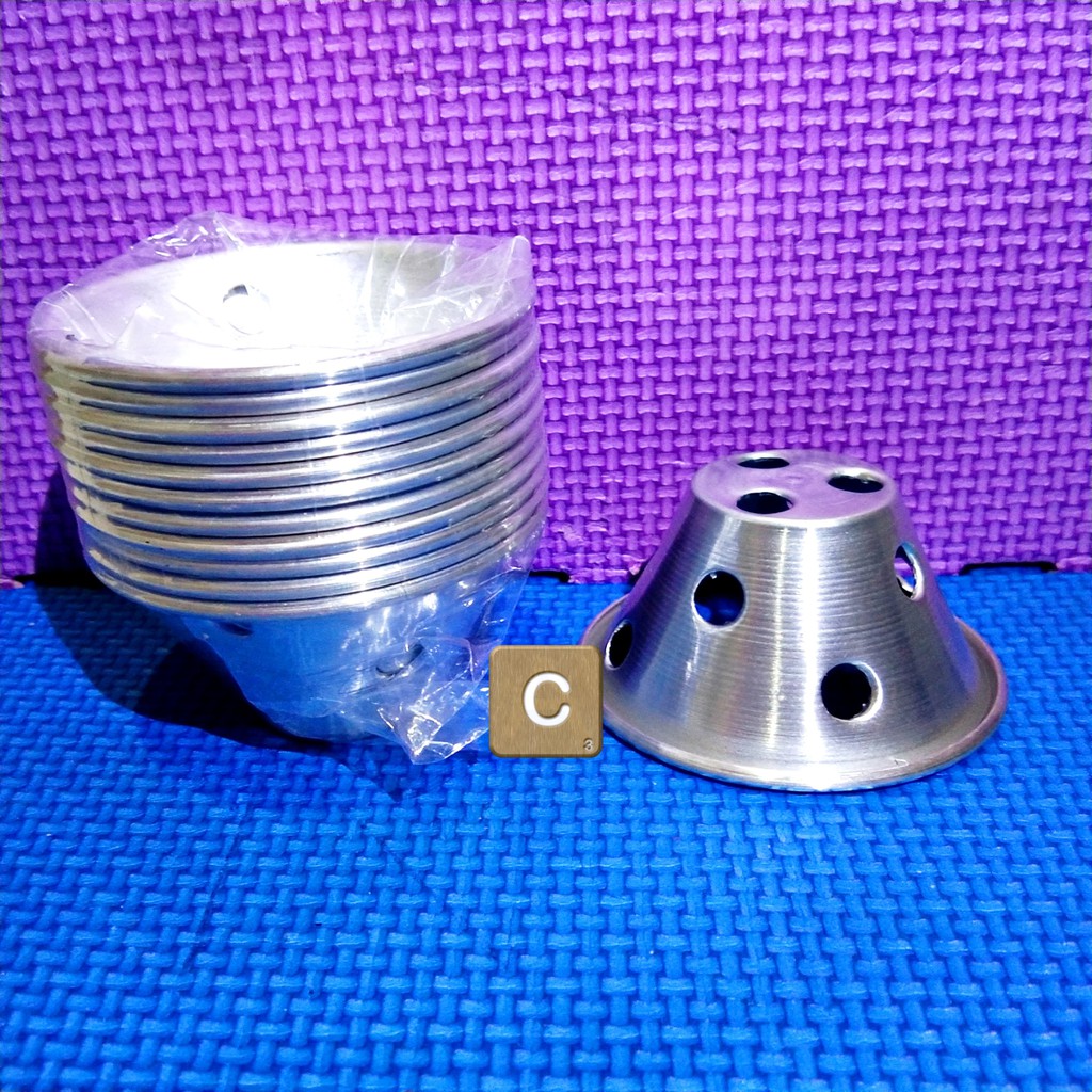 CETAKAN KUE BOLU KUKUS TYPE C KECIL BAHAN ALUMUNIUM