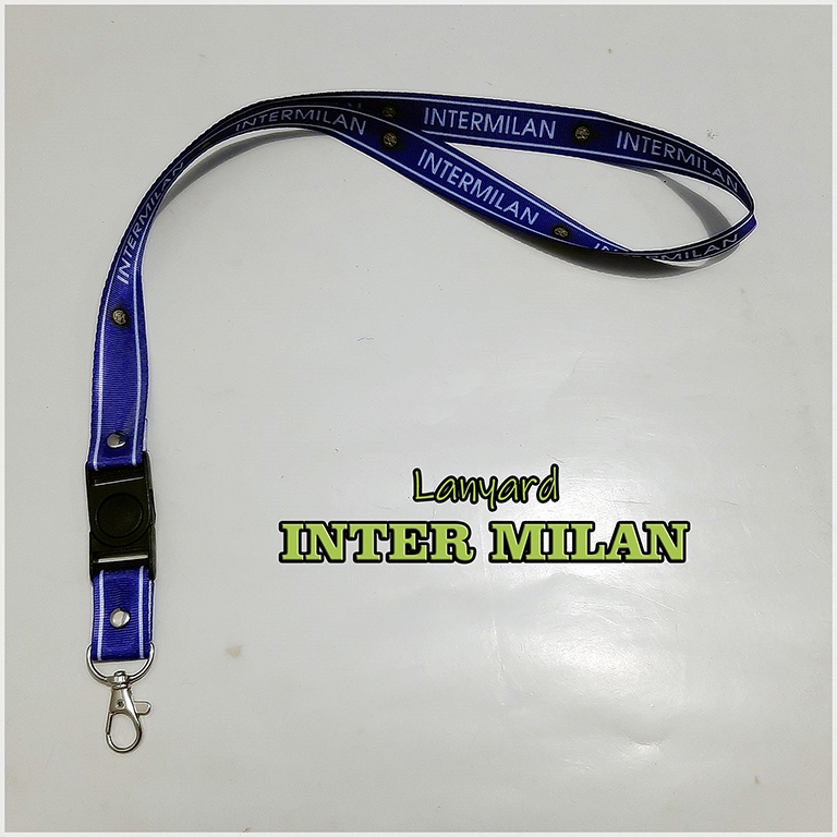 LANYARD GANTUNGAN TALI KUNCI HP ID CARD KLUB BOLA MADRID BARCA ARSENAL LIVERPOOL CHELSEA JUVE MILAN