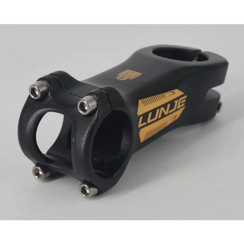 Lunje Stem 31.8 mm Panjang 9 Cm Stem Handlebar Sepeda Lis Gold