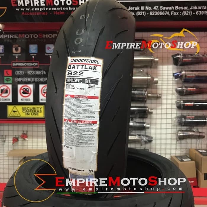 Unik Ban Battlax S22 Ukuran 200 / 55 -17 Ninja 250 Fi CBR250RR R25 Murah