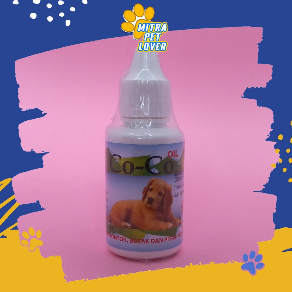 MINYAK CEGAH BULU RONTOK ANJING - CO CO OIL DOG 30 ML - ATASI BOTAK &amp; PITAK PITAK COCO DOGY LINDUNGI KULIT ALERGI- MURAH GARANSI KUALITAS ASLI ORIGINAL - PET ANIMAL HEALTHCARE &amp; VETERINARY TAMASINDO OBAT &amp; VITAMIN HEWAN BINATANG PELIHARAAN MITRAPETLOVER