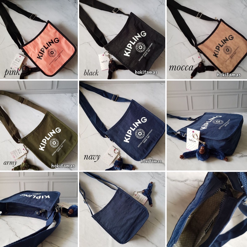 TAS HANDBAG WANITA TAS SELEMPANG WANITA NYLON IMPORT KP12119/ KP12118